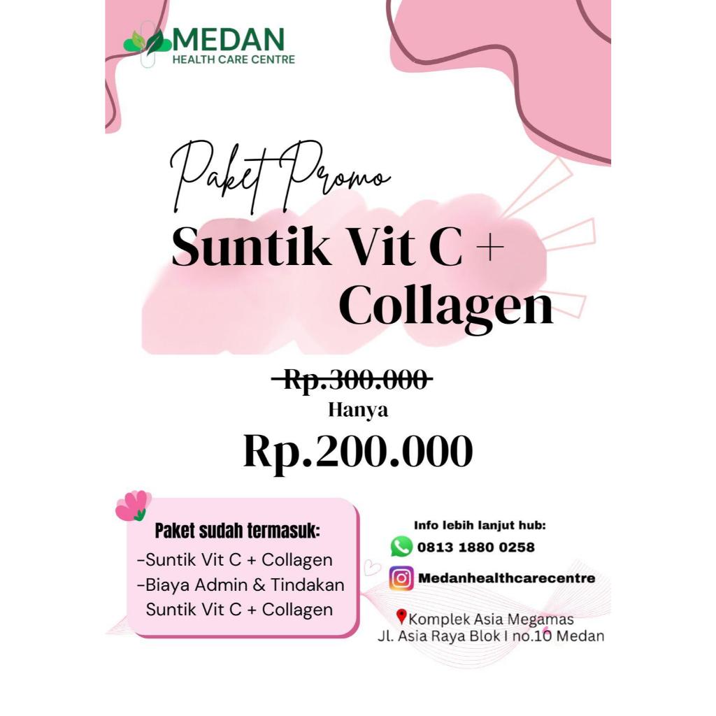 Paket Suntik Vitamin C + Collagen