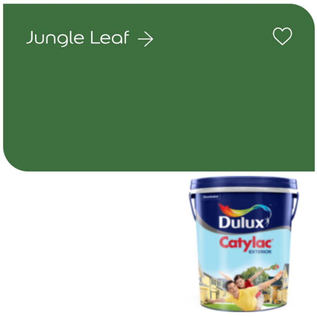 CAT DULUX CATYLAC WARNA HIJAU JUNGLE LEAF UKURAN 5KG / CAT TEMBOK / CATDINDING / CAT EXTERIOR