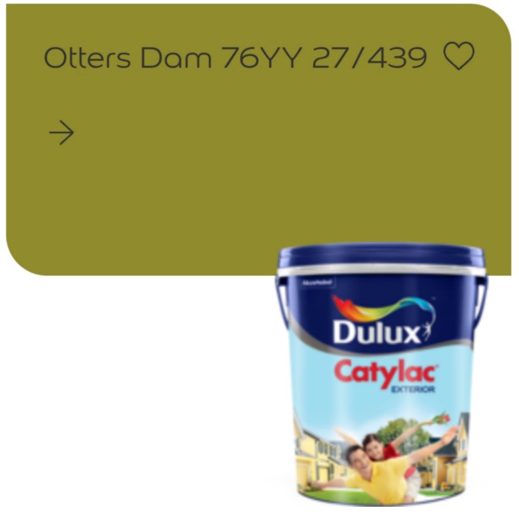CAT DULUX CATYLAC WARNA HIJAU OTTERS DAM UKURAN 5KG / CAT TEMBOK / CAT DINDING / CAT EXTERIOR