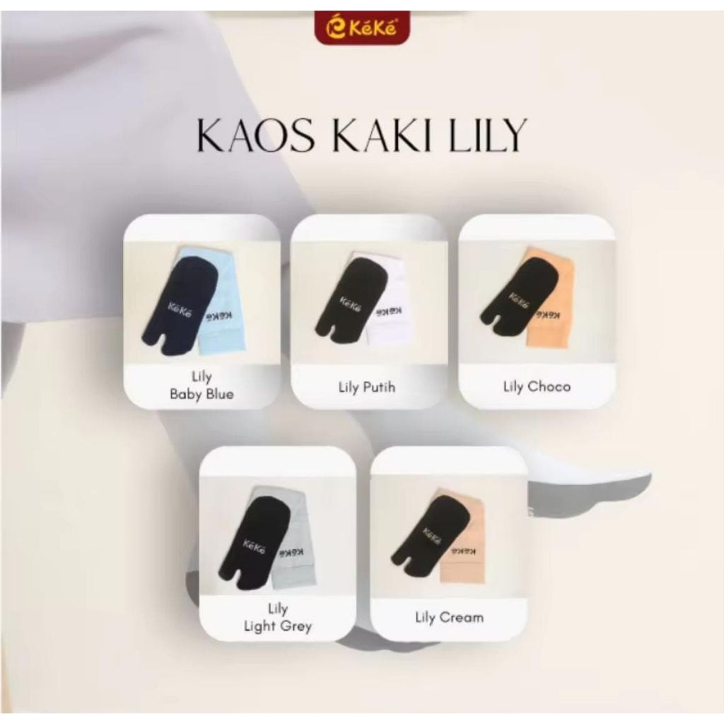 KAOS KAKI LILY BY KEKE