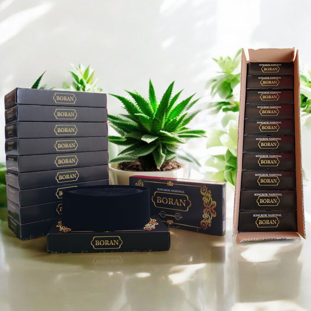 Grosir Peci Hitam 10 PCS Songkok Hitam Ac Kodian Kopiah Hitam Ac