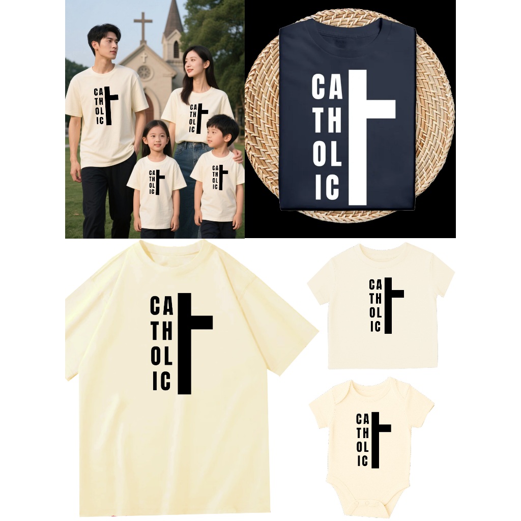 Kaos katolik Kaos Rohani Catholic Tshirt