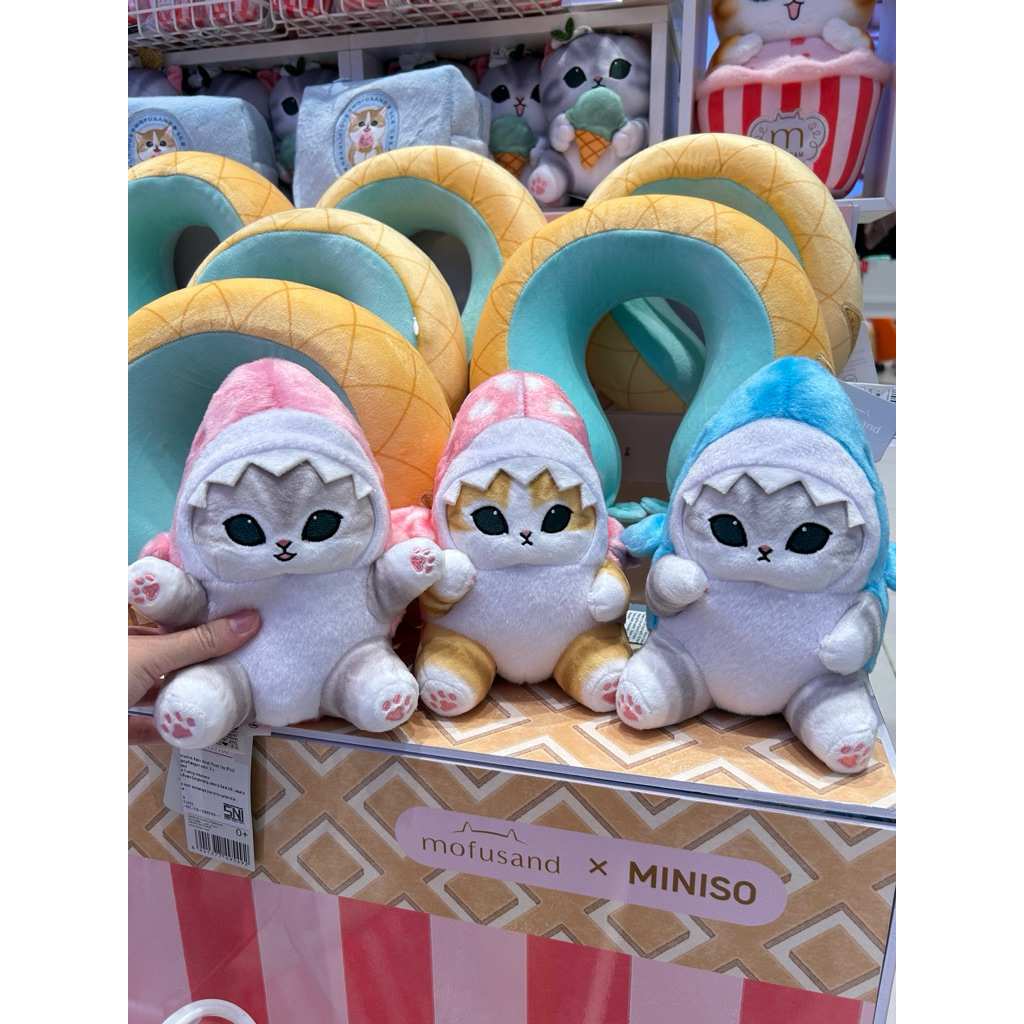 Miniso x Mofusand*Boneka Hiu Sedang
