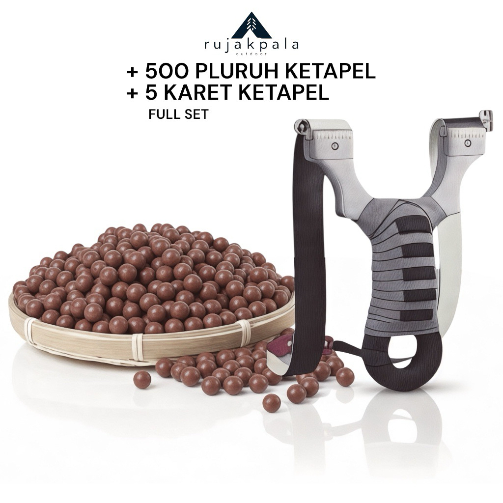 ketapel full metal piaoyu olahraga / ketapel stainless satu set dengan 500 p3luru ketapel dan 5 kare