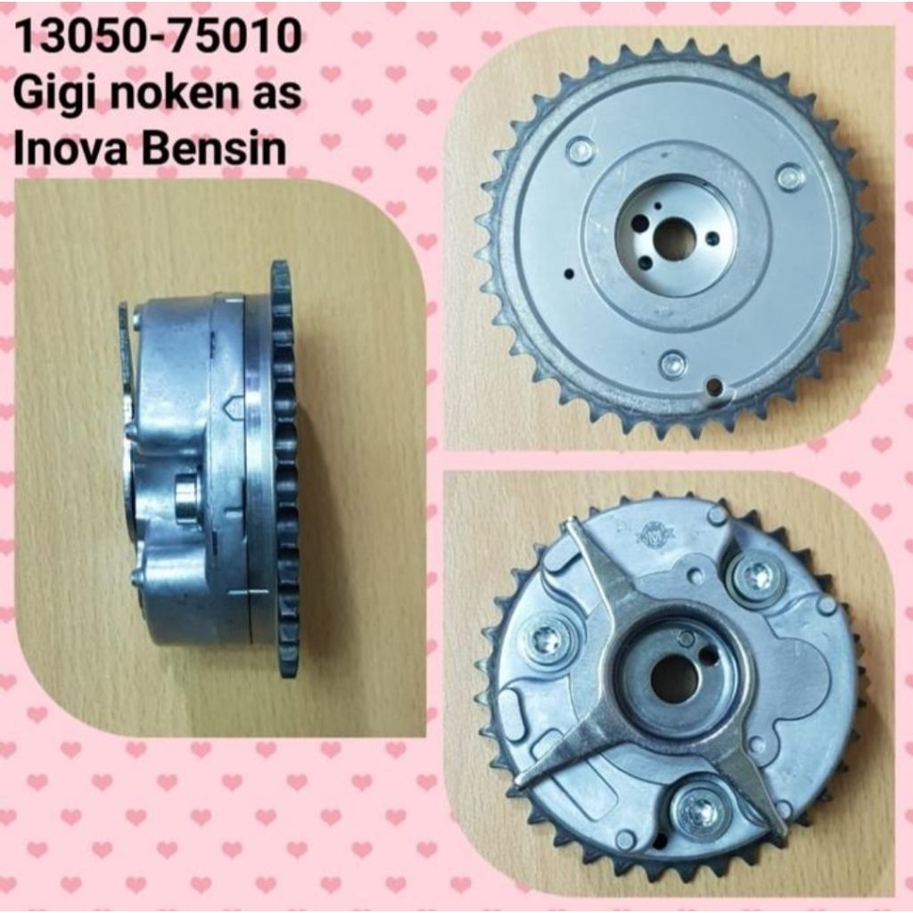 Gigi noken as/ gear camshaft innova bensin original toyota