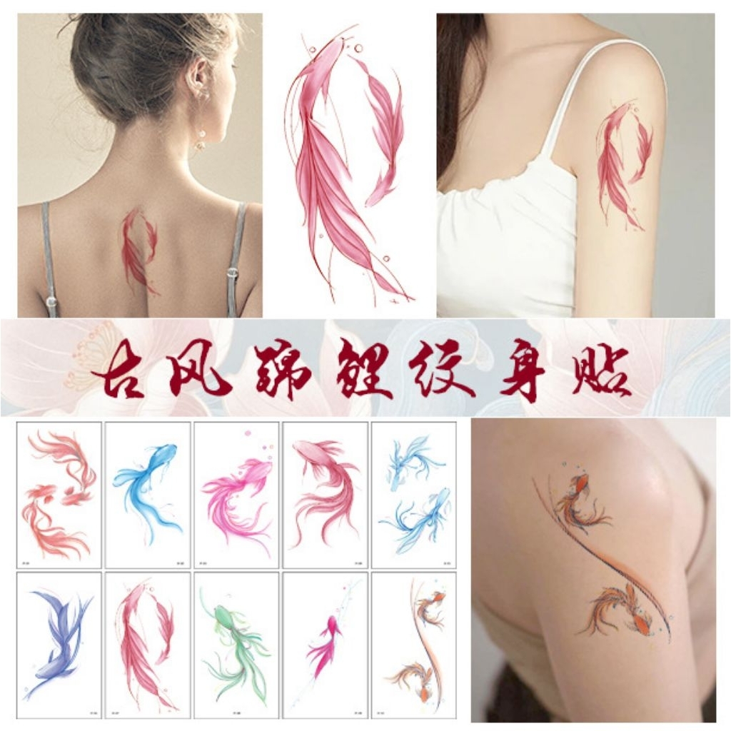 TATTO | Tatto temporer | Fish tattoo | Sticker tatto