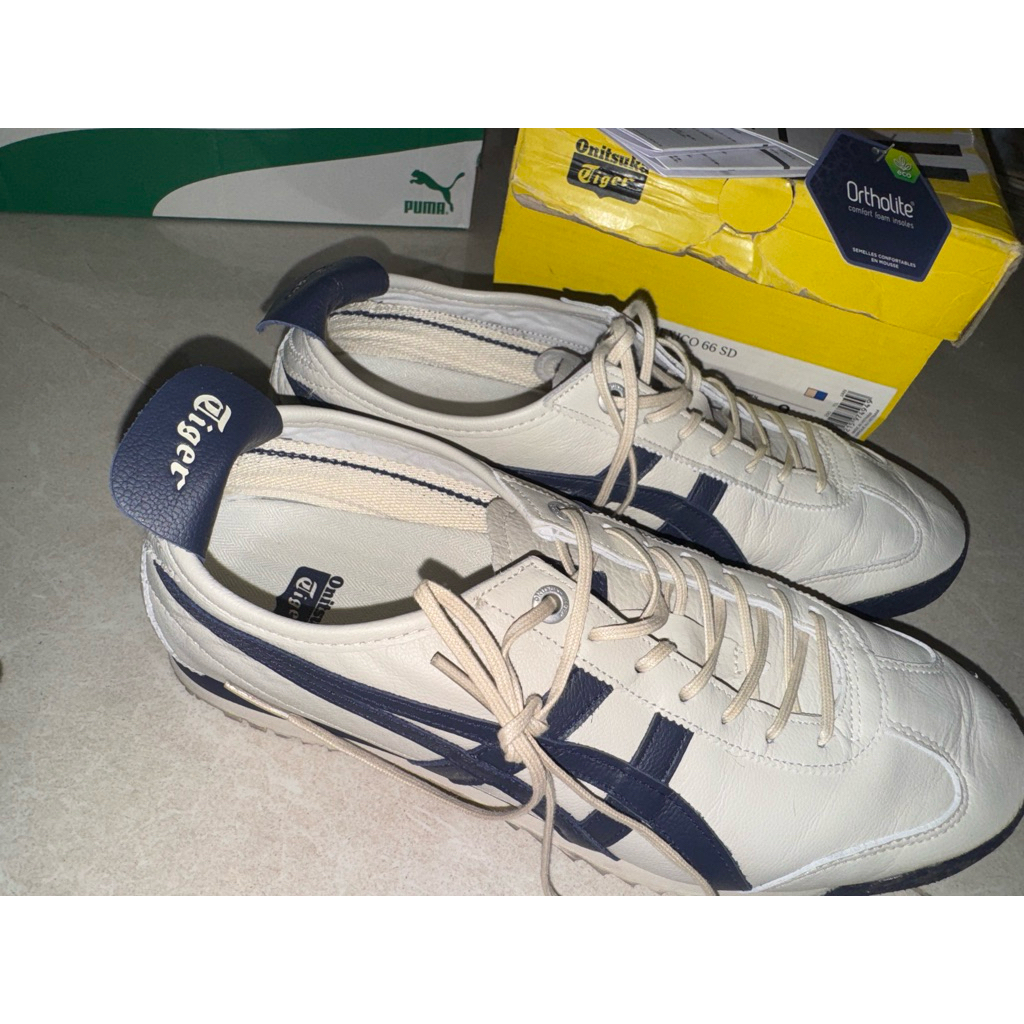PRELOVED ONITSUKA TIGER MEXICO 66 SD 66SD BIRCH/PEACOAT YNISEX