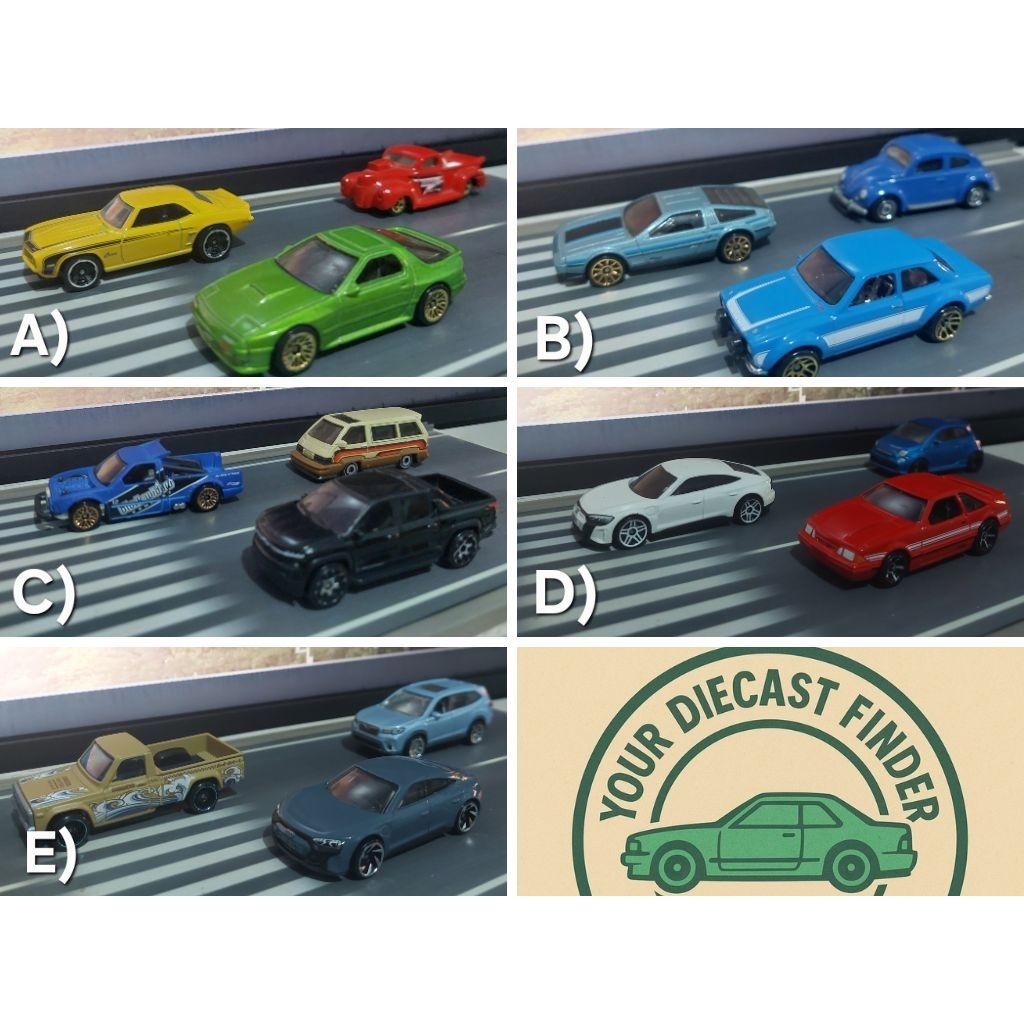 [Paket Murah 50k], Hotwheels Bundle Real Car, JDM, EDM 50k @ 3Pcs