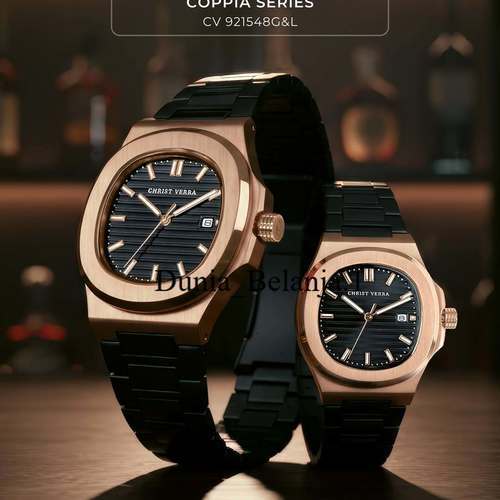 Original 100% BISA SATUAN Jam Tangan Couple CHRIST VERRA CV 921548G CV 921548L Garansi 2 Tahun