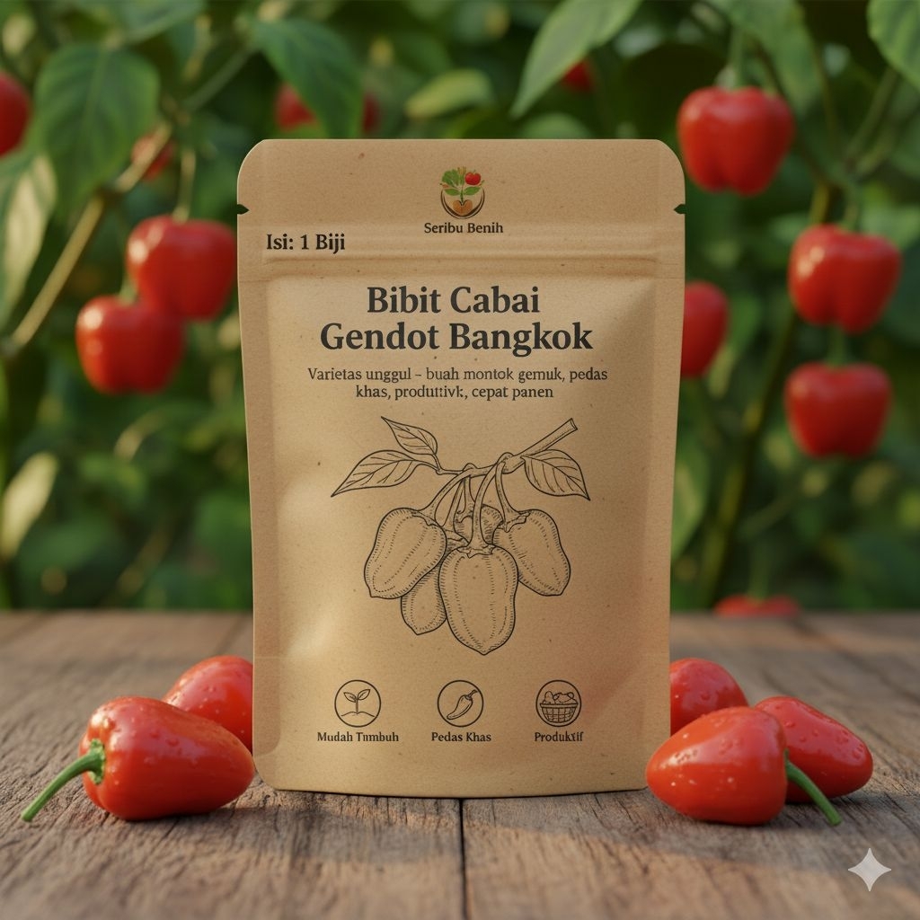 Bibit Cabai Gendot Bangkok/Bibit Cabe Gendot Bangkok/Bibit Lombok