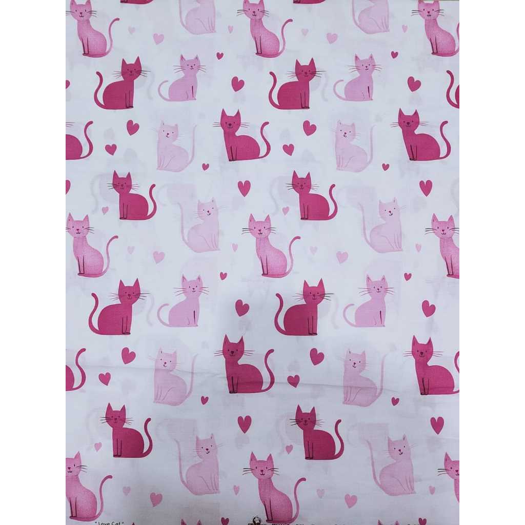 Baju jaga dokter / Baju perawat / Baju KoAs motif kucing
