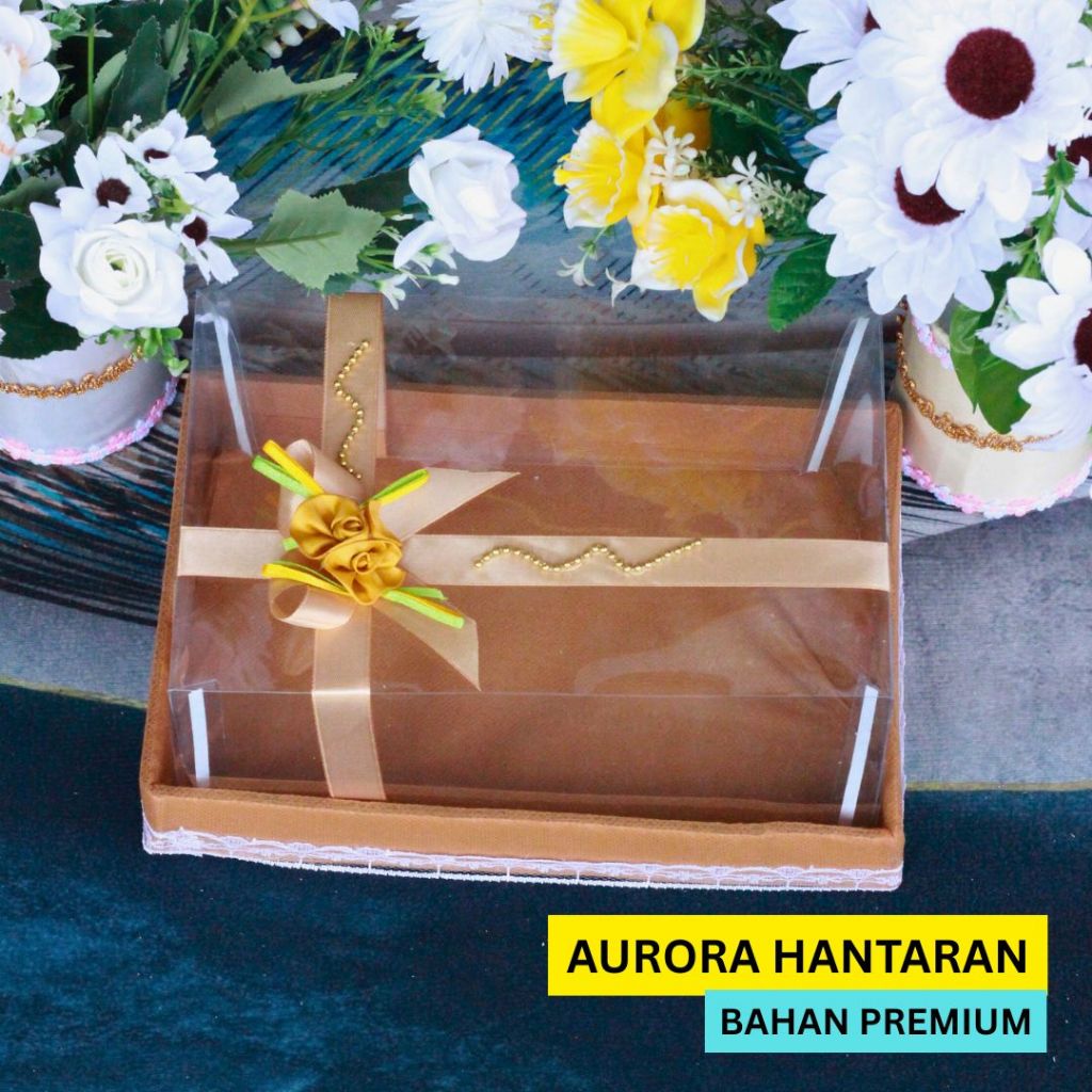 Kotak Seserahan Pernikahan VARIAN PITA ISI 2  Box Hantaran Parcel Mika Elegant PREMIUM