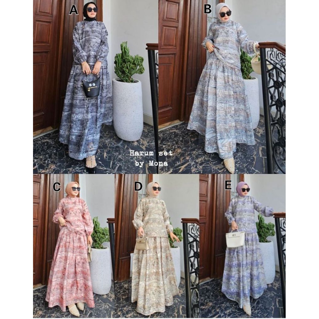 HARUM ONE SET MONA SYAR'I BY M.E