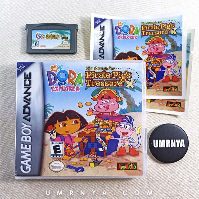 Kaset Original Dora The Explorer The Hunt Pig Nintendo Gameboy GBA SP