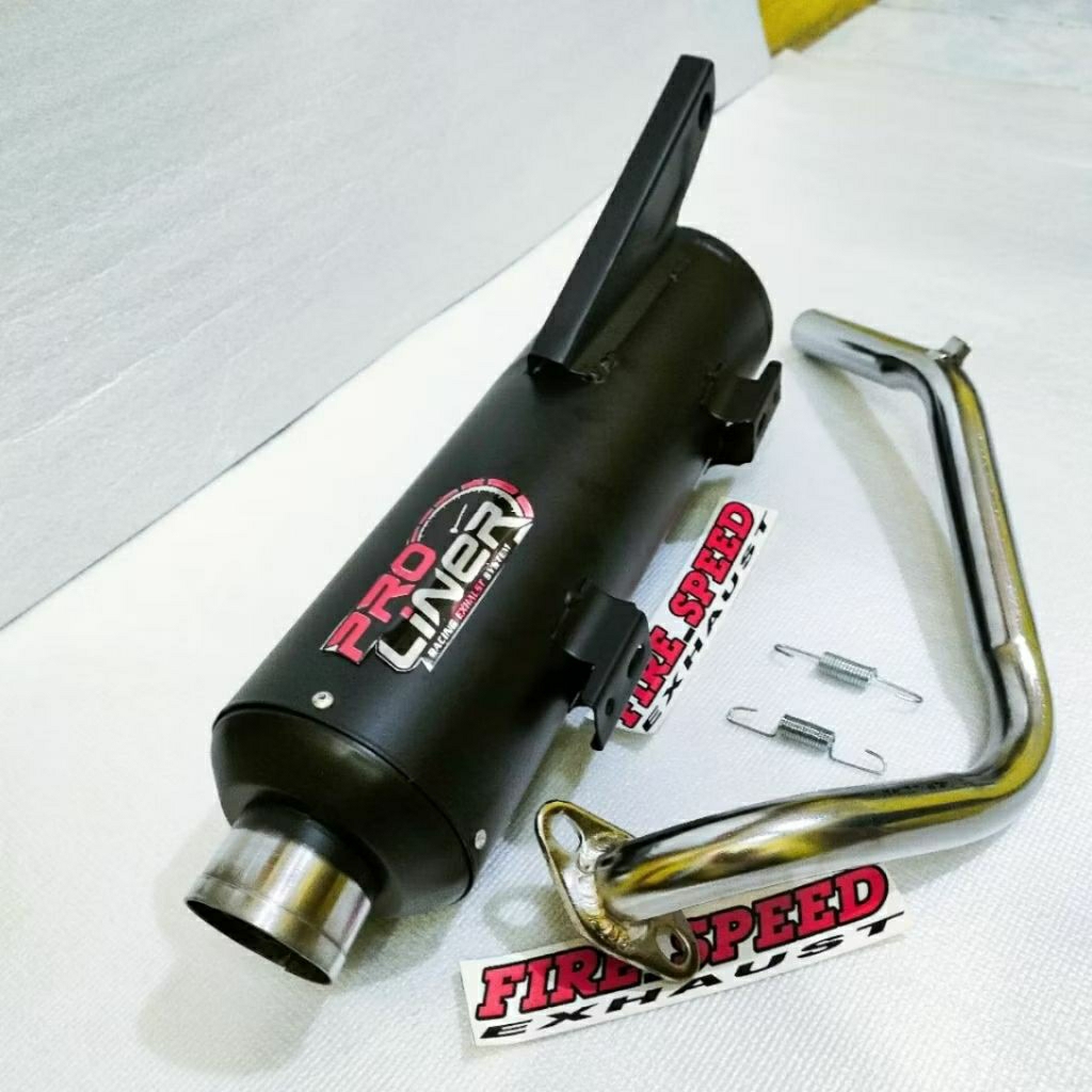TERLARIS TERMURAH KNALPOT standar racing PROLINER beat fi deluxe karbu esp pop street