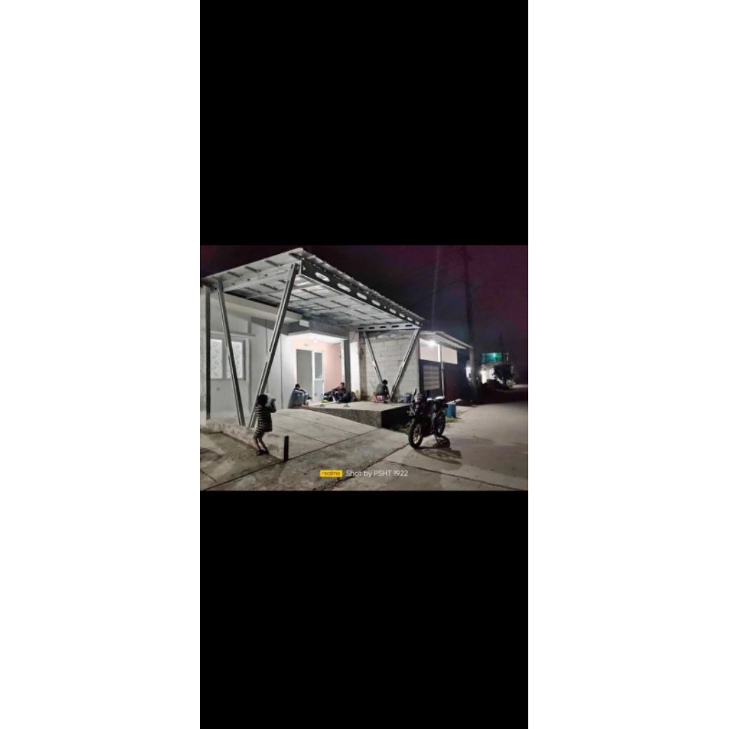 kanopi spandek pasir