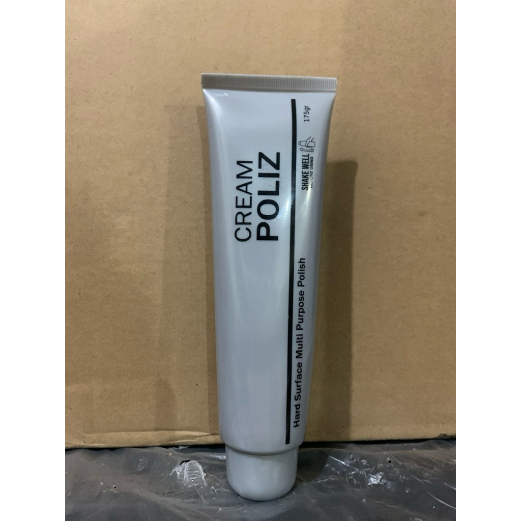 CREAM POLIZ 175 GR - PEMBERSIH KERAK AIR DAN NODA PADA STAINLESS STEEL - KERAN AIR - BATH TUB - SHOW