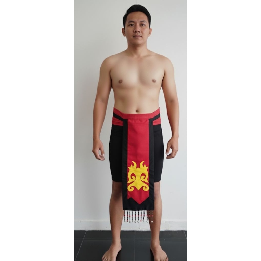 Baju adat dayak Pria ( SIRAT / Cawat)