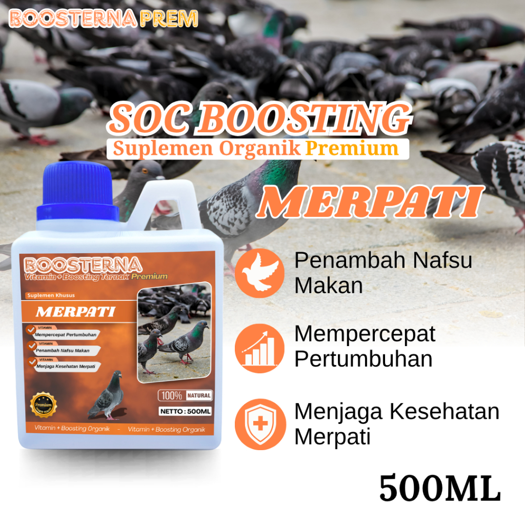 SOC BOOSTING BURUNG DARA/MERPATI Vitamin Burung Agar Cepat Bertelur Obat Betina Anti Macet Nelur Unt
