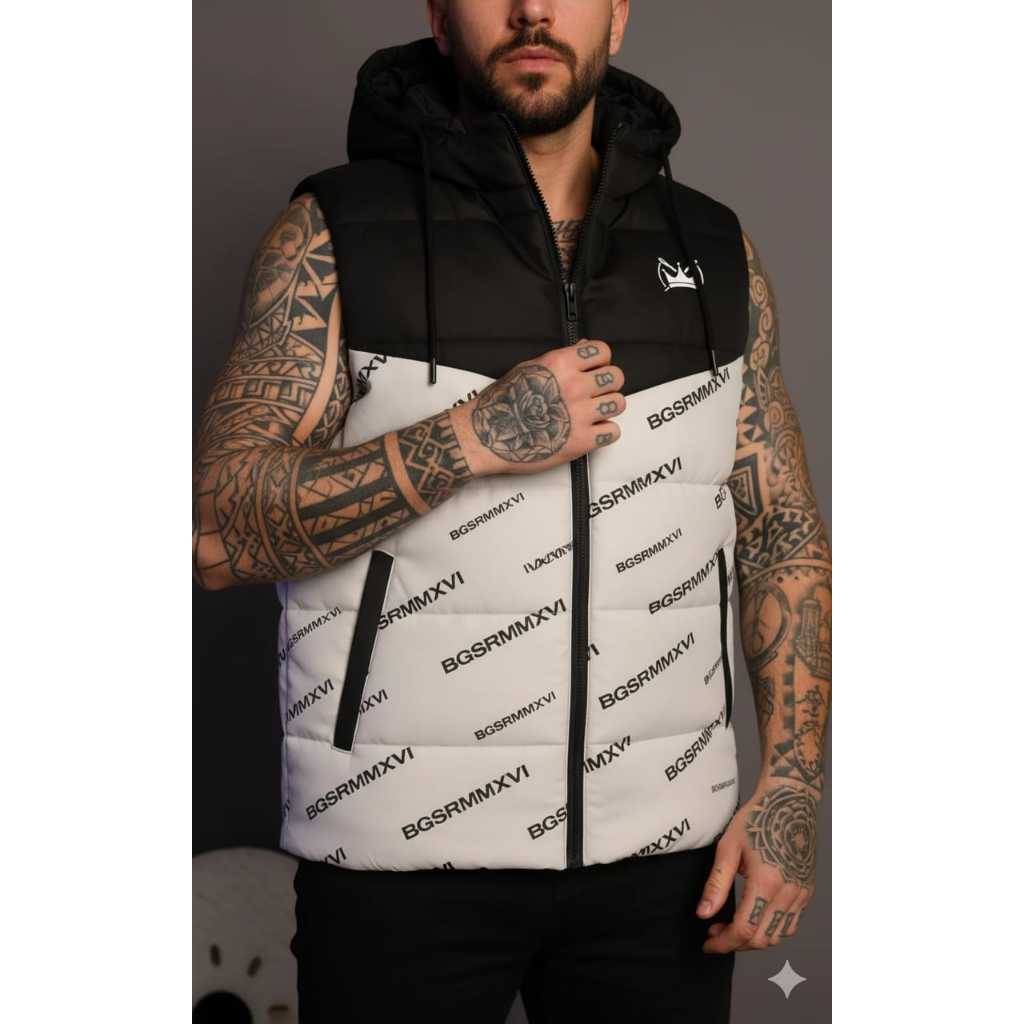 jaket pria / jaket rompi / rompi waterproof / jaket rompi pria bgsr /  rompi Hoodie / rompi keren