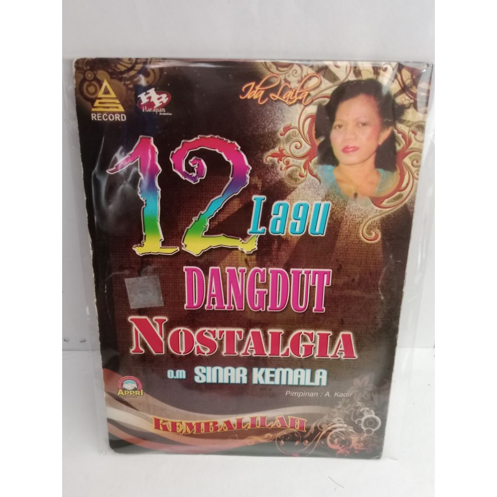 VCD 12 Dangdut Nostalgia Om Sinar Kemala Ida Laila
