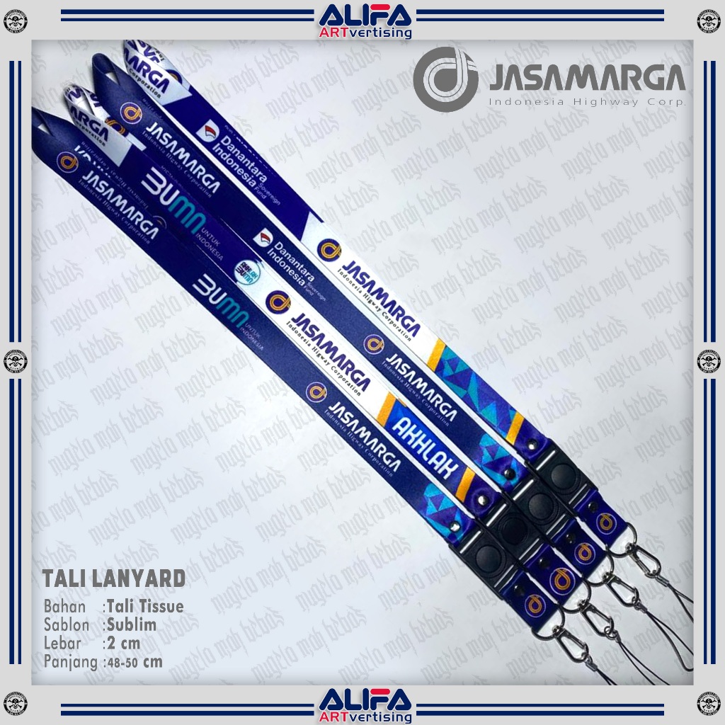 TALI LANYARD GANTUNGAN ID CARD/HP - JASAMARGA BUMN/DANANTARA
