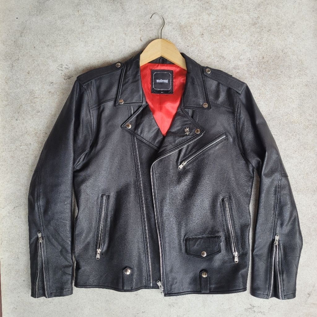 Leather Jacket Maternal Disaster