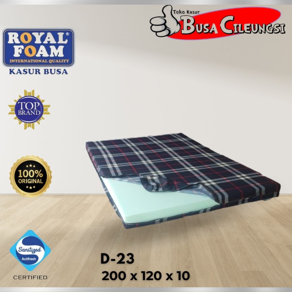 Kasur Busa Royal Foam D23  200x120x10  Nyaman, Awet, Original