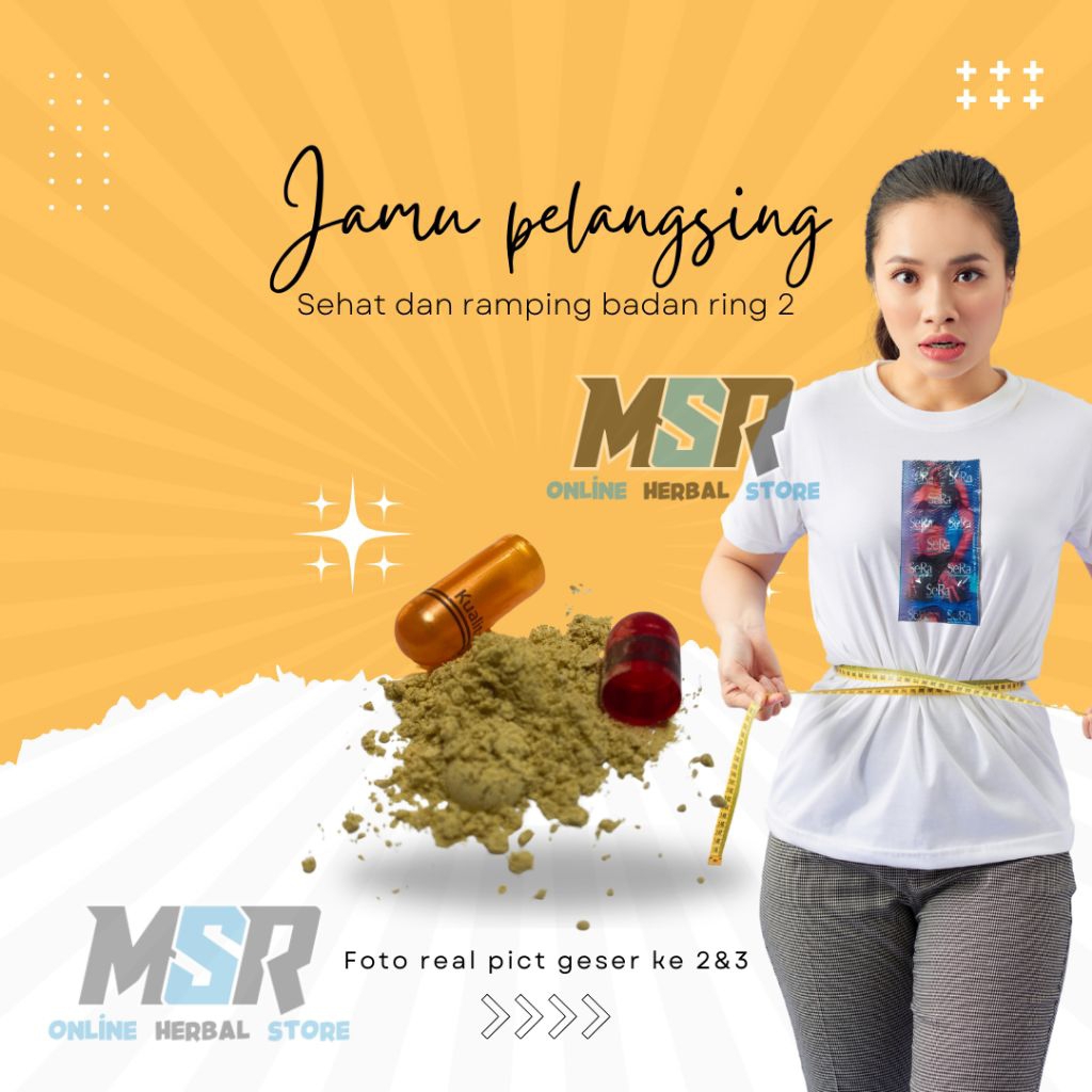 sehat ramping ring 2 jamu penurun berat badan herbal pelangsing diet alami asli kapsul kualitas 1