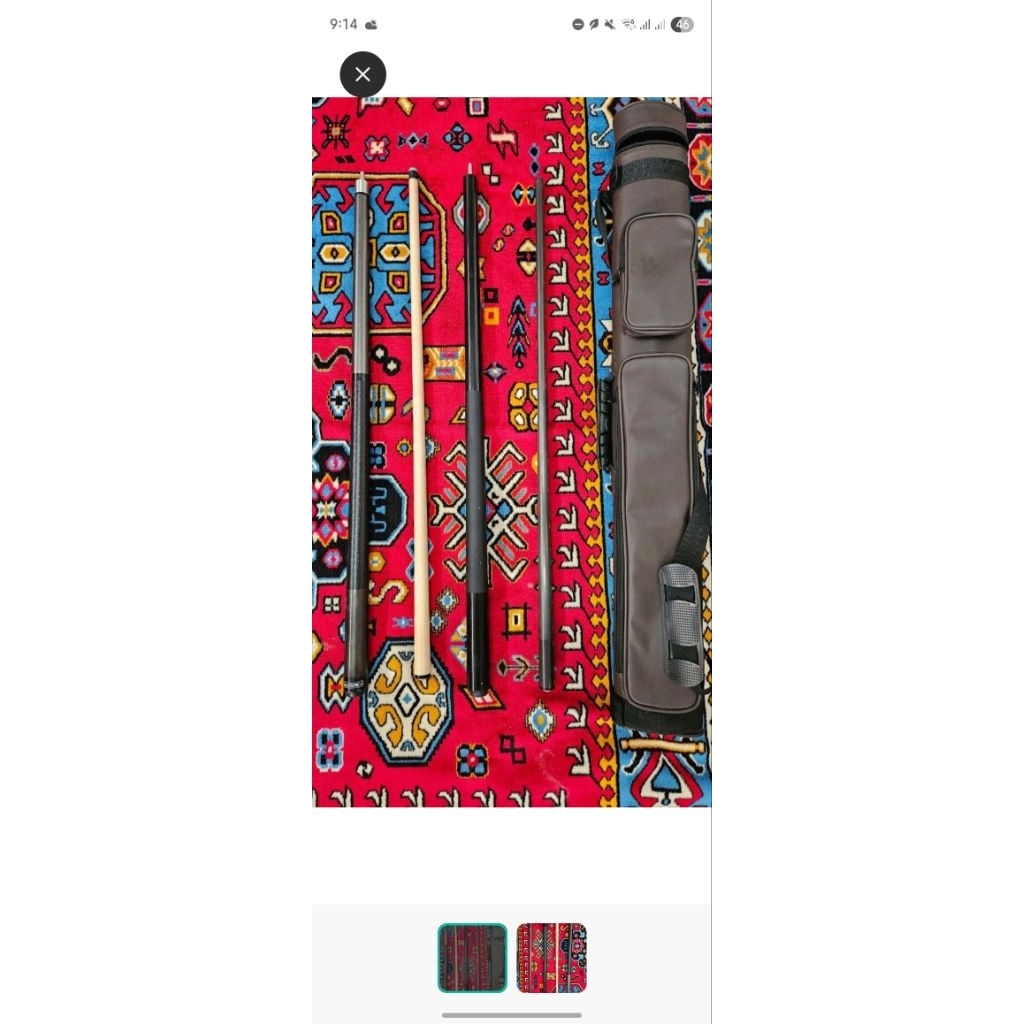 Stick Billiard Lucid Venom II + Jump Break Murrey