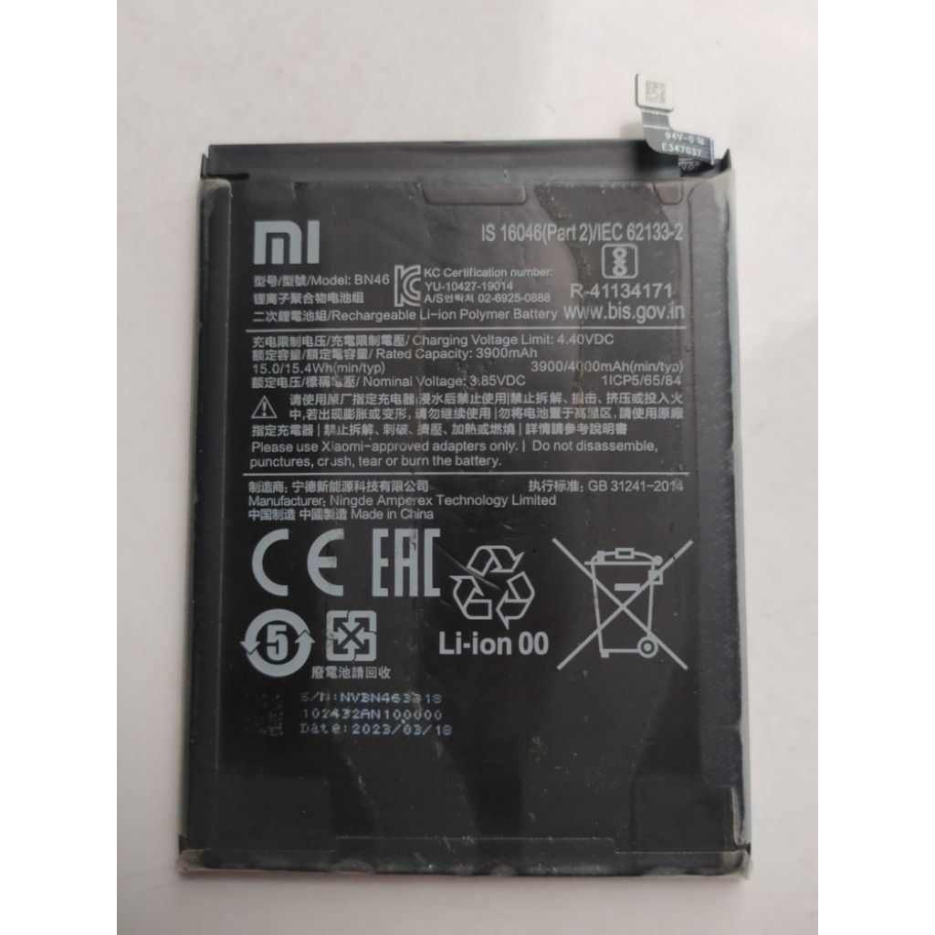 Baterai redmi note 8 ORI copotan | BACA DESKRIPSI!!