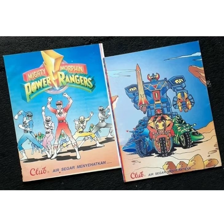 Buku Tulis Jadul Gambar Power Rangers