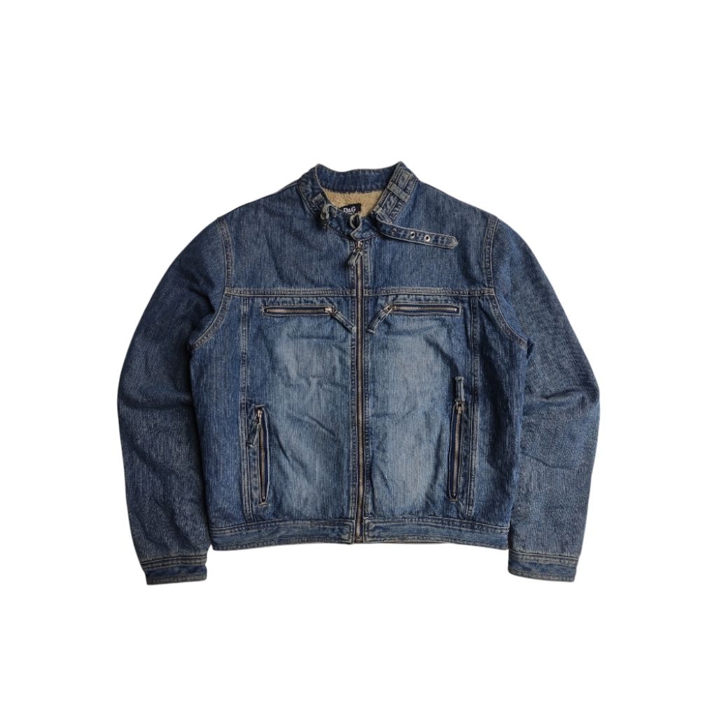 D&G dolce gabbana rider denim jacket
