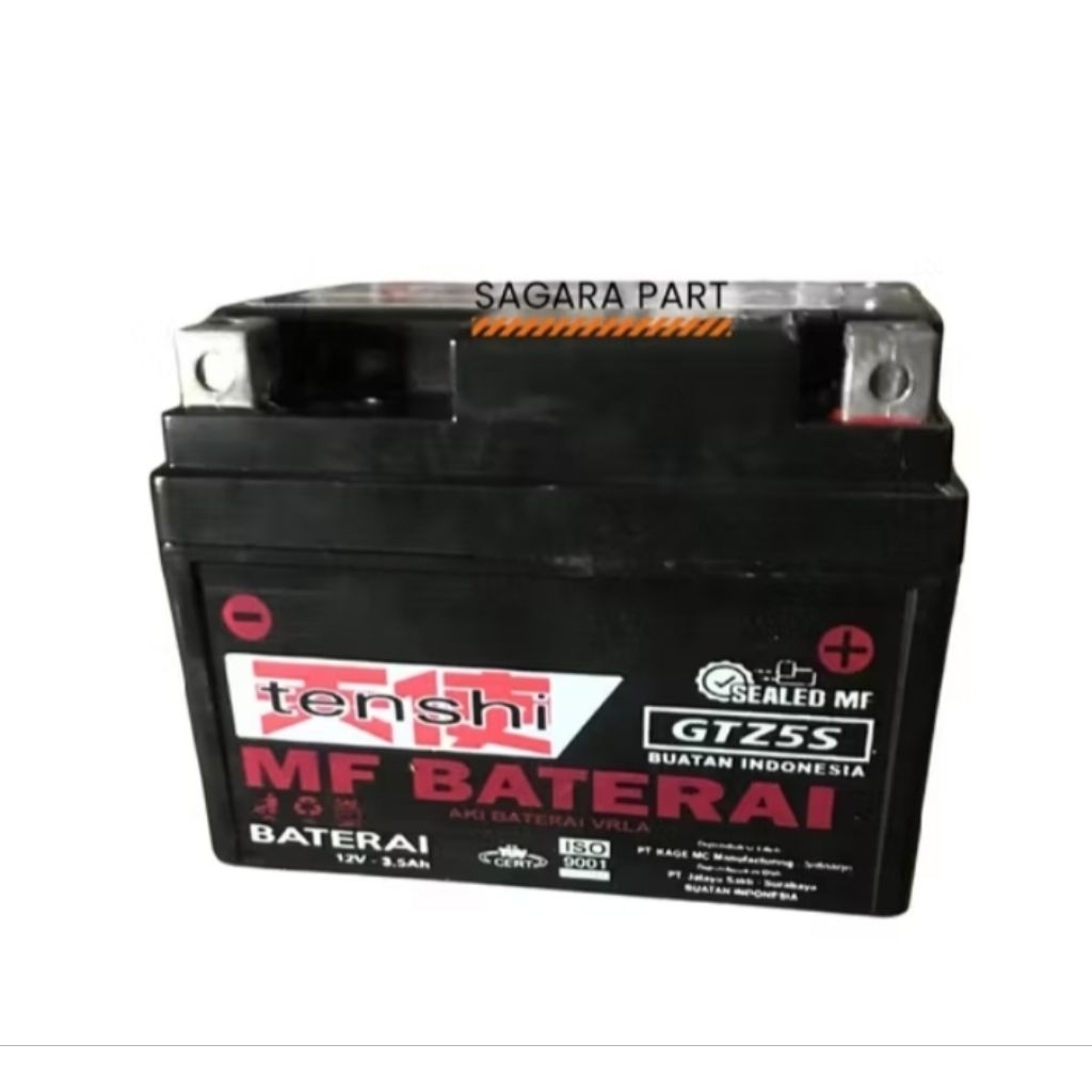 Aki Kering Accu Motor Vario Beat Scoopy spacy Supra X 125 tenshi