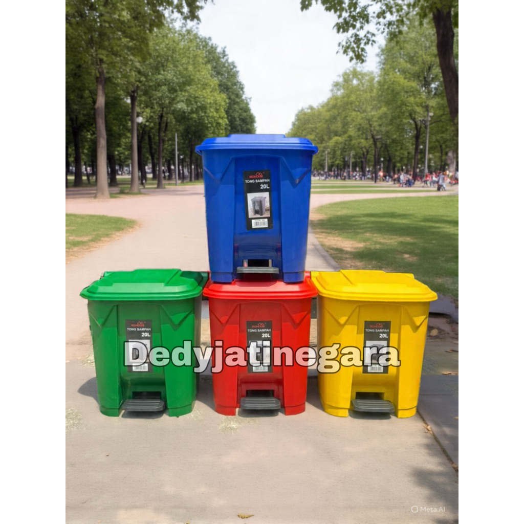 Tempat Sampah injak 20Ltr Redhouse / Tempat Sampah Medis