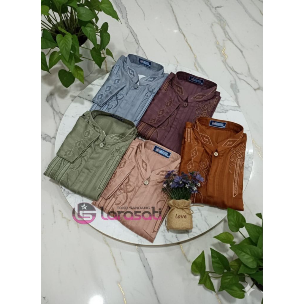 Baju Taqwa Aviv Rosella Lengan Panjang / Baju Taqwa Aviv Laki-Laki Lengan Panjang