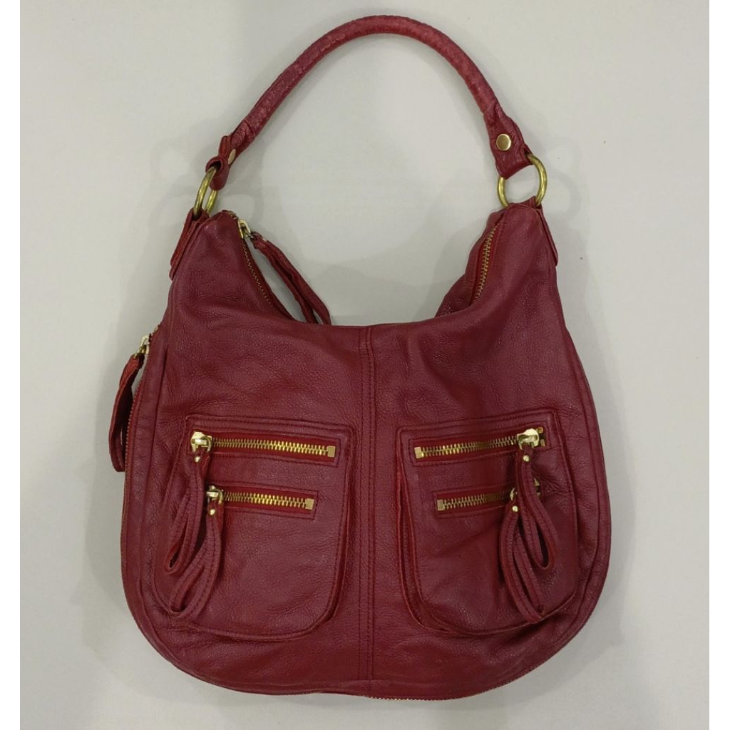 Tas Hobo Kulas Mantul Warna Marun (Preloved)