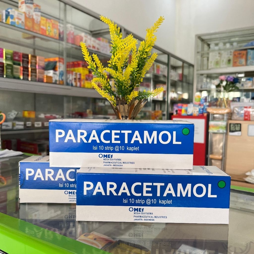 Paracetamol Mef Kaplet 500mg 1 Box 10 Strip
