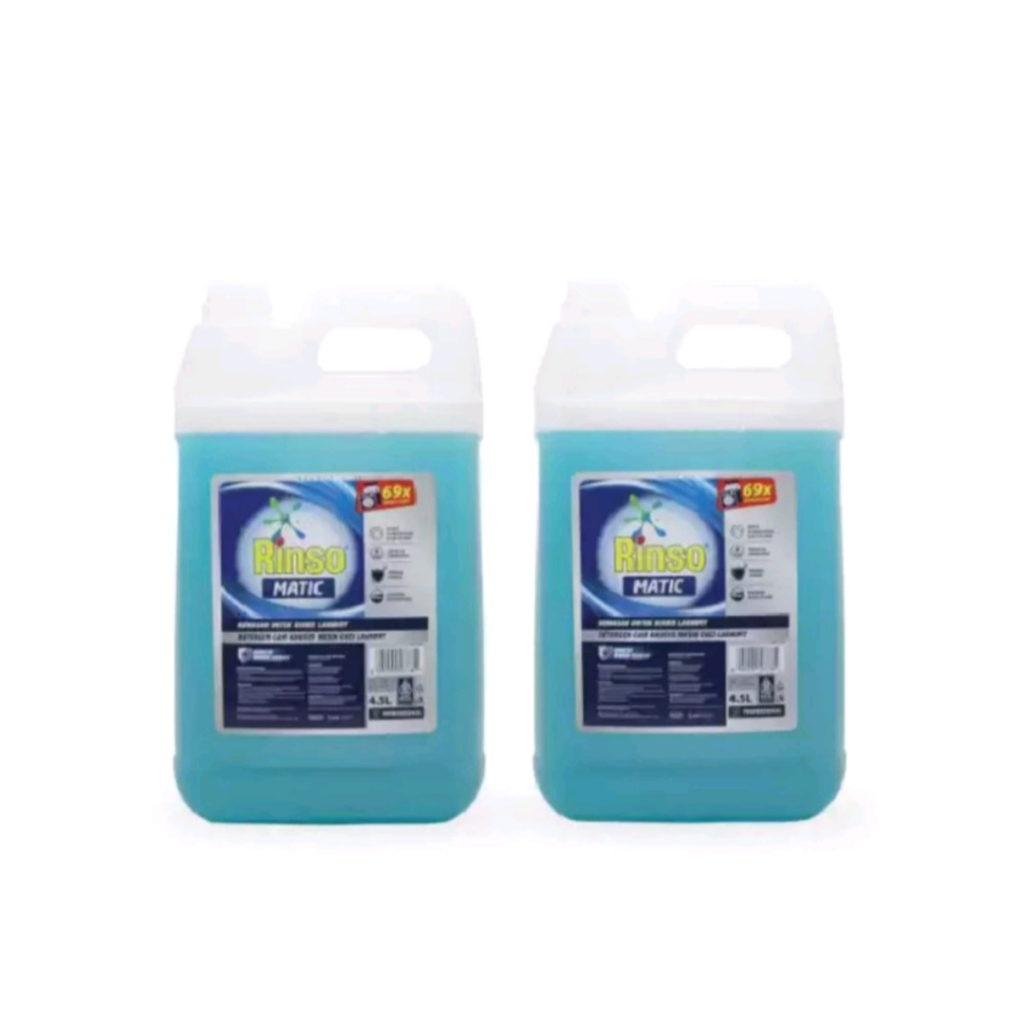 Rinso Matic Anti Noda Deterjen Cair 5 Liter / Rinso Matic Professional Liquid 5000ml