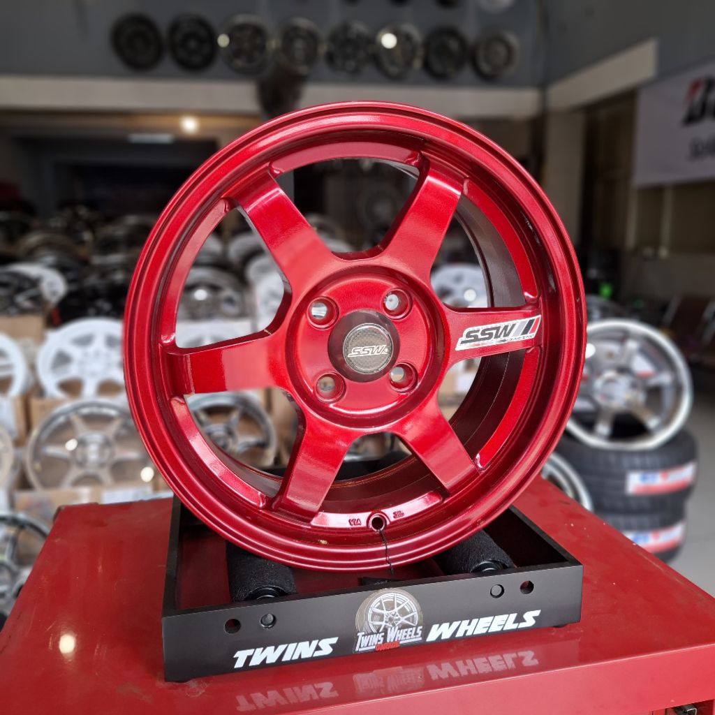 Velg Te37 By SSW Thailand 🇹🇭 R15 pcd 4x100 lebar 6,5 ET 40