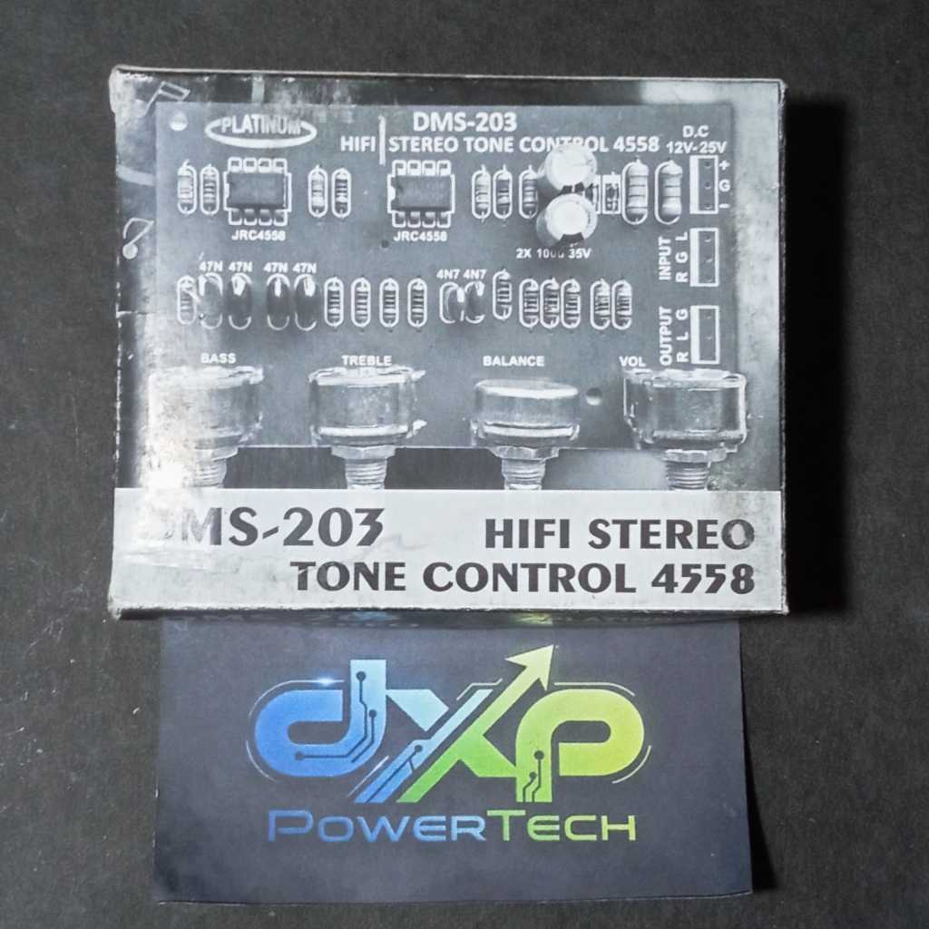 TUNE CONTROL STEREO HIFI 4558 by PLATINUM DMS-203