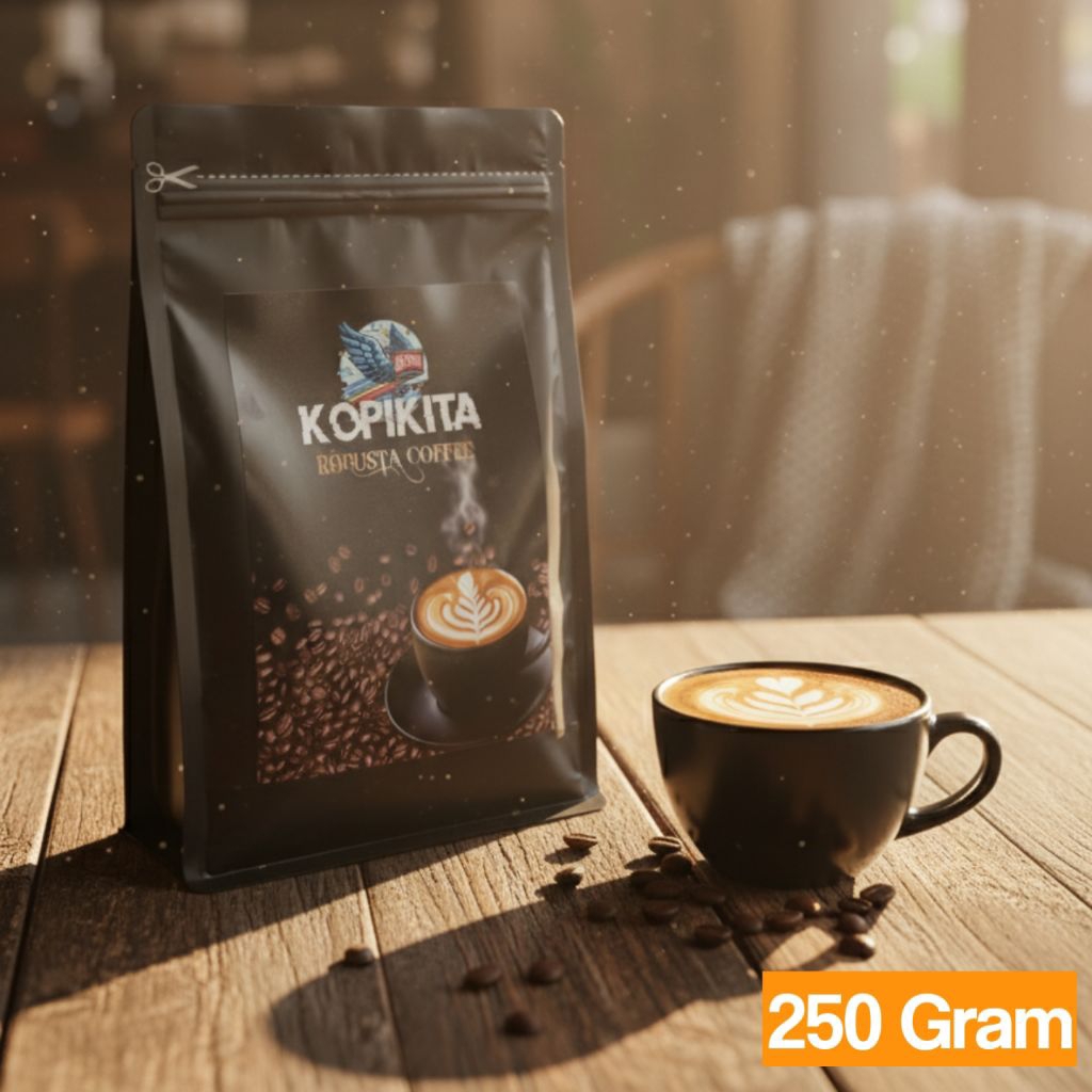KOPIKITA - Kopi Bubuk Robusta 100% Asli Tanpa Campuran / kopi bubuk robusta / coffee / kopi bubuk mu