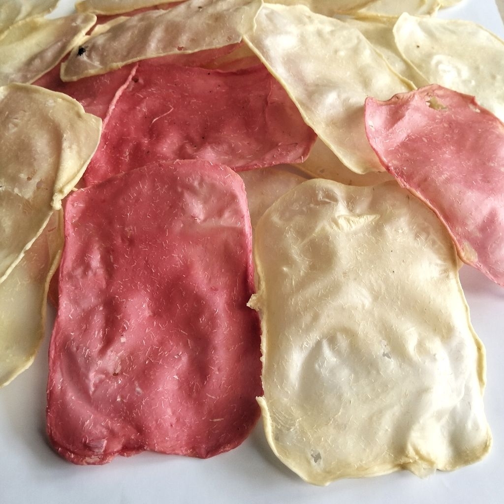 10PCS OPAK SINGKONG MENTAH JUMBO TINGGAL GORENG GURIH RENYAH TERMURAH / KRUPUK KERUPUK SINGKONG / KE