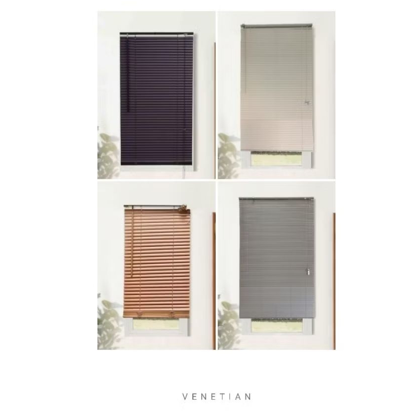 Teduh Tirai Jendela Minimalis PVC Venetian Blinds