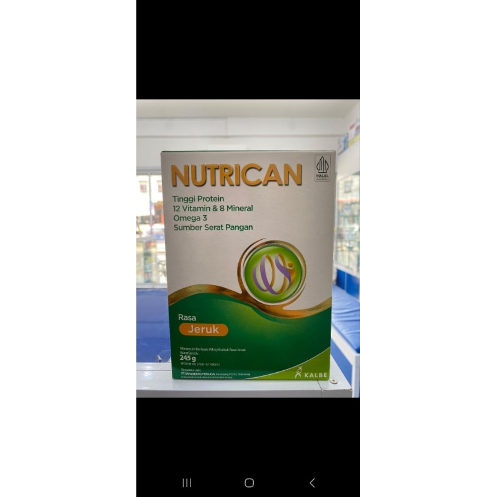 SUSU NUTRICAN 245GR (RASA JERUK, PISANG & STRAWBERRY)