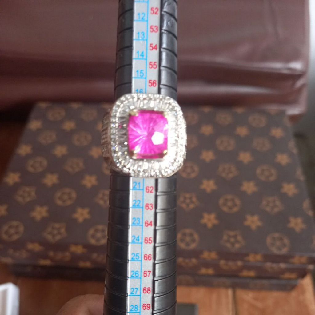 Natural Pink Topas ID Card