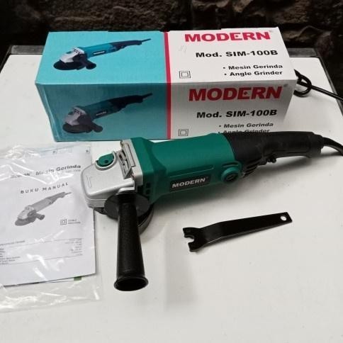 Mesin Gerinda Tangan Sim-100B Modern 4" Sim 100B Mesin Gurinda Grinda