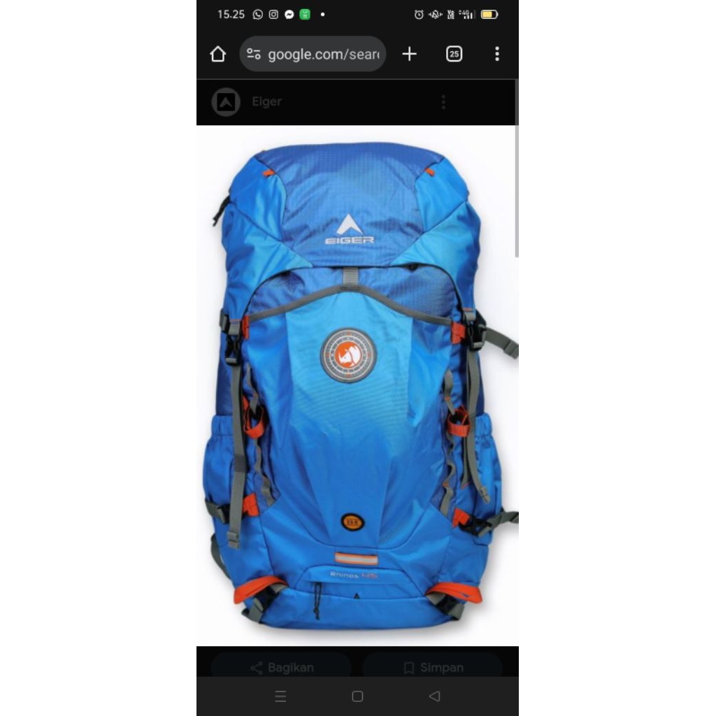 Eiger Rhinos 45L
