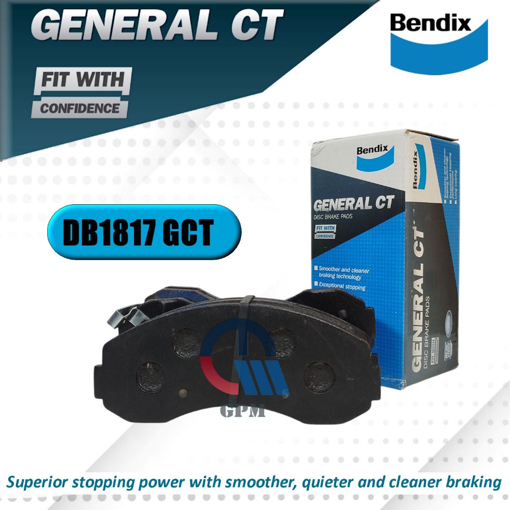 Kampas Rem Depan BENDIX Kia Travello Bendix DB1815 GCT