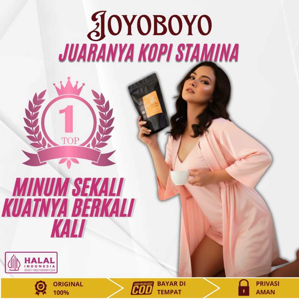 KOPI HERBAL JOYOBOYO FORMULASI KOPI GINSENG STAMINA PRIA KUAT DAN TAHAN LAMA ISI 150GR